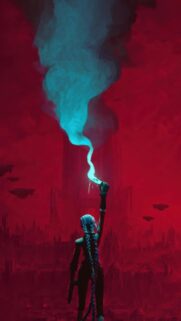 Arcane High-Quality 4K Mobile Wallpaper – Stunning Jinx and Vi Art for Smartphone Screens
