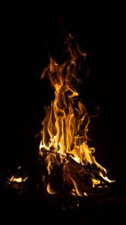 Fiery Aries Zodiac Energy and Bold Passion Phone Wallpaper