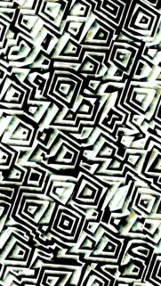 Abstract Geometric Black and White Digital Art Pattern Mobile Wallpaper