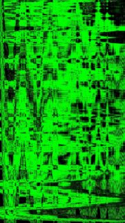 Neon Green Glitch Abstract Digital Art Phone Wallpaper