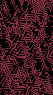 Abstract Maroon Geometric Maze Pattern Mobile Phone Wallpaper