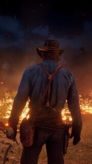 Arthur Morgan 4K Mobile Wallpaper – High-Quality Red Dead Redemption Gaming Background