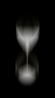 Minimalist Hourglass Spiritual Aura Meditation 4K Phone Wallpaper