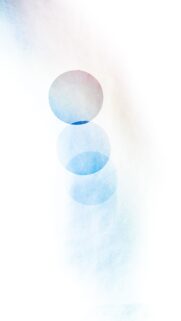 Minimalist Blue Aura Energy and Spiritual Manifestation Aesthetic Wallpaper