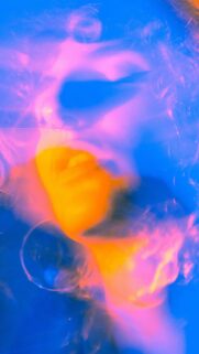 Vibrant Aura Energy Spiritual Glow Abstract Aesthetic Phone Wallpaper