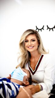 Professional Eyelash Technician Portrait Mobile Background Wallpaper