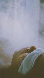 Soothing Spa Steam Facial Relaxing Skin Care Aesthetic Mobile Wallpaper