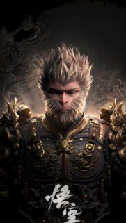 Black Myth Wukong HD Mobile Wallpaper – Epic Gaming Background for Smartphone