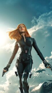 Stunning Black Widow Mobile Wallpaper – High Resolution Marvel Hero Background