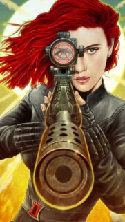 Black Widow Marvel Superhero 4K Mobile Wallpaper for Smartphone – Bestwallpapers.net