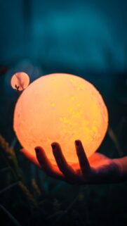 Cancer Zodiac Moon Glow Aesthetic Spiritual Phone Wallpaper
