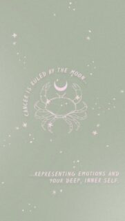 Cancer Zodiac Sign Emotional Depth and Moon Ruled Aesthetic Wallpaper