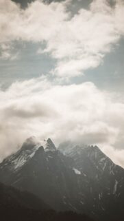 Capricorn Zodiac Mountain Peak Aesthetic Spiritual Phone Wallpaper
