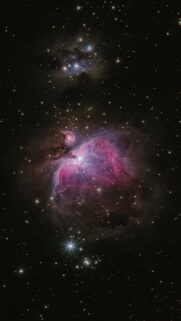 Orion Nebula Celestial Galaxy Energy and Spiritual Manifestation Wallpaper