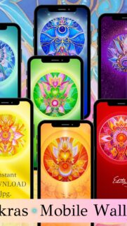 Chakra Mandala Energy Art Set for Spiritual Alignment and Healing Wallpaper