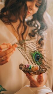 Chakra Cleansing and Smudging Ritual Spiritual Energy Wallpaper