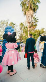Magical Mickey and Minnie Party Celebration Mobile Wallpaper
