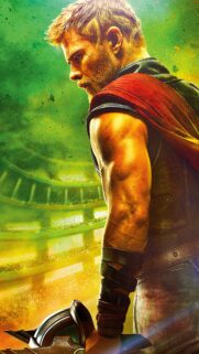 Chris Hemsworth HD Mobile Wallpaper: Epic Cinematic Portrait for Smartphone