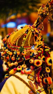 Vibrant Andean Cultural Folk Art Accessory Mobile Wallpaper