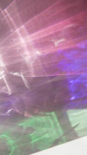 Abstract Neon Light Refraction and Prism Colors Mobile Wallpaper