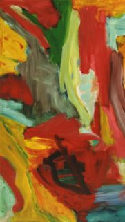 Abstract Expressionist Vibrant Oil Paint Art Mobile Wallpaper