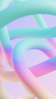 Abstract Gradient 3D Fluid Art Phone Wallpaper
