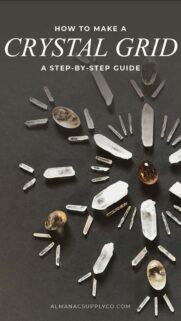 Minimalist Crystal Grid for Energy Alignment and Manifestation Wallpaper