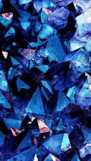 Deep Blue Crystal Healing Energy and Spiritual Vibration Wallpaper