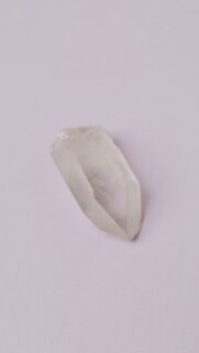 Clear Quartz Crystal Point for Spiritual Clarity and Energy Healing Wallpaper