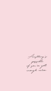 Minimalist Pink Manifestation Aesthetic Quote for Law of Attraction Wallpaper