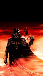 Darth Vader 4K Mobile Wallpaper: Iconic Sith Lord Silhouette for Phone Backgrounds