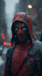 Deadpool 4K Mobile Wallpaper: High-Quality Merc with a Mouth Background