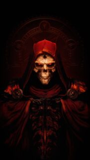 Diablo IV Lilith Dark Fantasy Gaming Wallpaper – High Quality Mobile Background