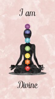 Divine Chakra Energy Alignment and Spiritual Awakening Phone Wallpaper