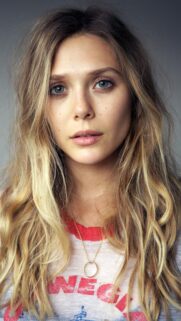 Stunning Elizabeth Olsen Mobile Wallpaper: High-Quality 4K Portrait for Your Phone