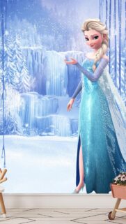 Elsa Frozen Stunning Ice Queen 4K Mobile Wallpaper – High Quality Background
