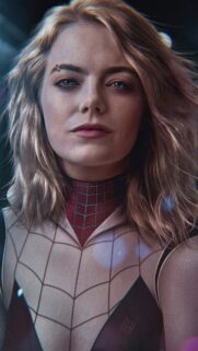 Emma Stone 4K Mobile Wallpaper – Stunning Cinematic Portrait for Smartphone