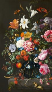 Stunning Dutch Still Life Flower Bouquet Art Mobile Wallpaper