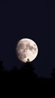 Full Moon Spiritual Energy Aesthetic for Intentional Manifestation Wallpaper