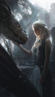 Game of Thrones 4K Mobile Wallpaper: Iconic Iron Throne and Fantasy Landscapes