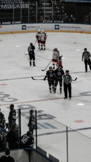 Professional Ice Hockey Match Action Shot Mobile Wallpaper