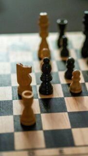 Close Up Macro Chess Game Pieces High Resolution Phone Wallpaper