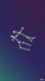 Gemini Constellation Celestial Aesthetic Phone Wallpaper