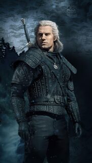 Geralt of Rivia 4K Mobile Wallpaper | Epic Witcher Phone Background