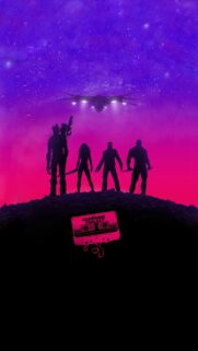 Guardians of the Galaxy 4K Mobile Wallpaper – Cinematic Star-Lord and Crew Background