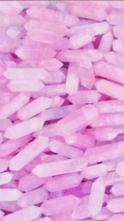 Healing Rose Quartz Crystal Energy Aesthetic Phone Wallpaper