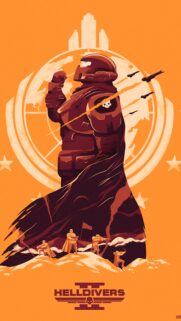 Helldivers 2 Cinematic Action Gaming Wallpaper for Mobile – High Quality 4K