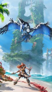 Horizon Forbidden West 4K Gaming Wallpaper for Mobile – Aloy Epic Scenery