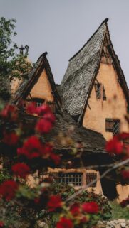 Enchanted Fairytale Cottage Aesthetic Phone Background Wallpaper