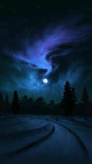 Stunning Illumination Mobile Wallpaper – Abstract Light Art for Smartphone
